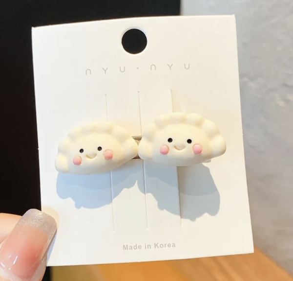 Playful Dumplings Hair Clip 🍉✨