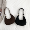 Coffee Urban Chic Felt Dumpling Bag 👜✨ - Image 2