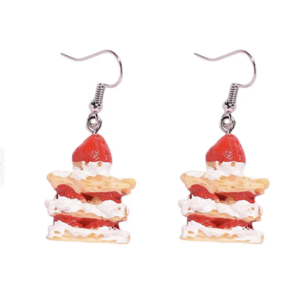 Strawberry Shortcake Delight Earrings 🍓🍰✨