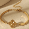 Golden Clover Fortune Bracelet ✨ - Image 2