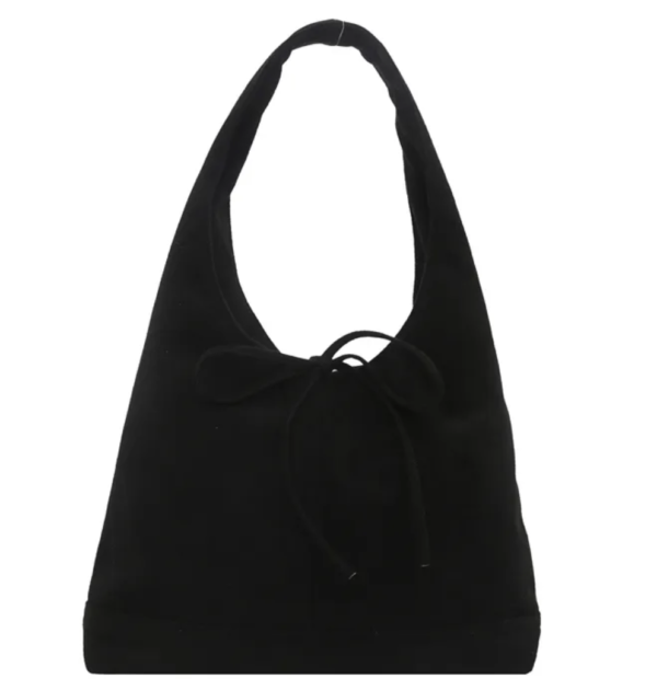 Black Classic Chic Bow Bucket Bag 🎀👜 - Image 2