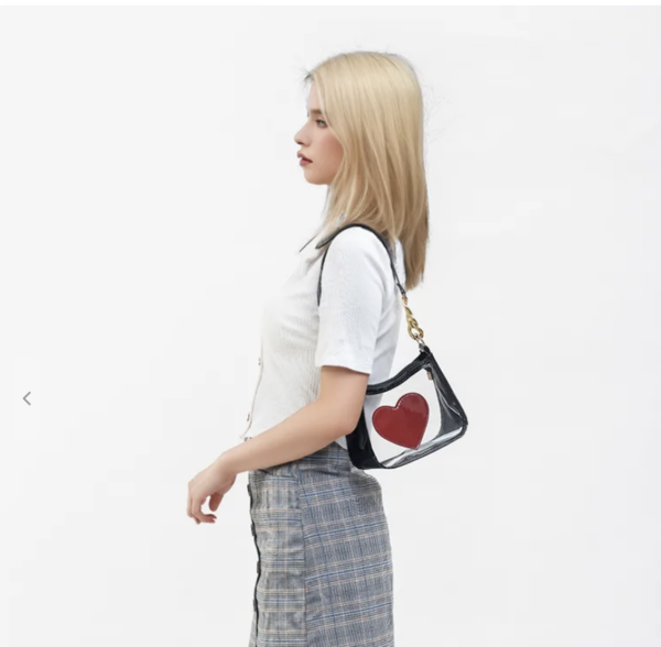 Red Sweetheart PVC Mini Shoulder Bag 💖✨ - Image 3