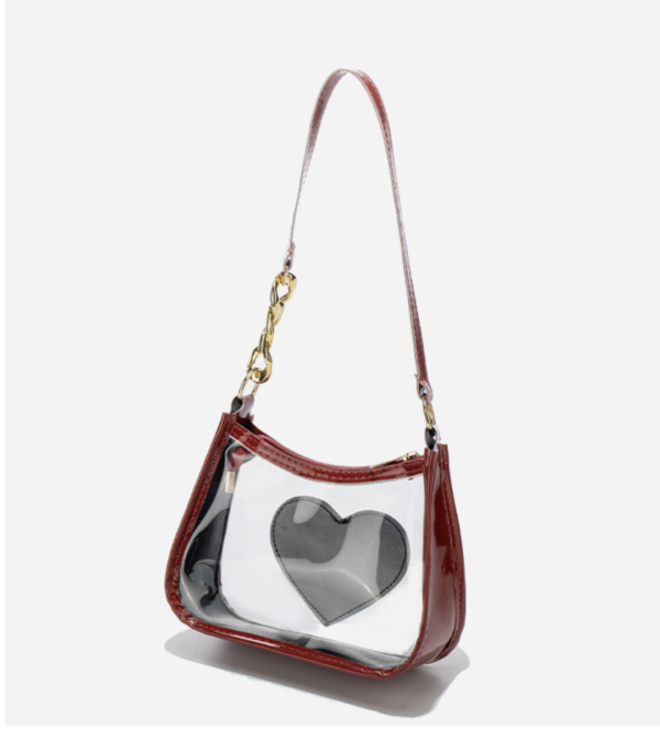 Red Sweetheart PVC Mini Shoulder Bag 💖✨ - Image 2