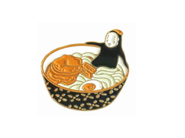 No-Face Ramen Pin